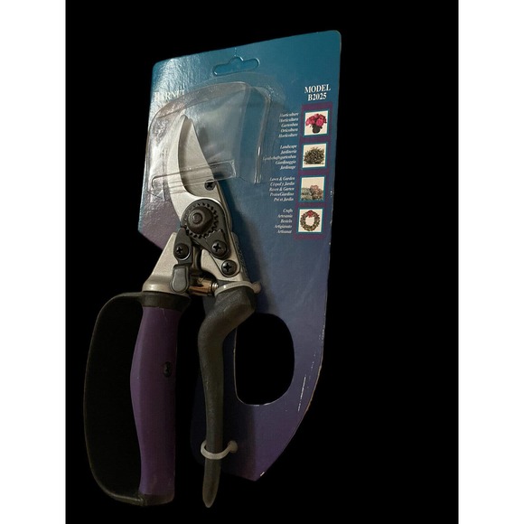 Barnel Ratchet Pruner B2025 8” (20cm) Precision By-Pass Pruner Rotating Handle - Picture 3 of 3